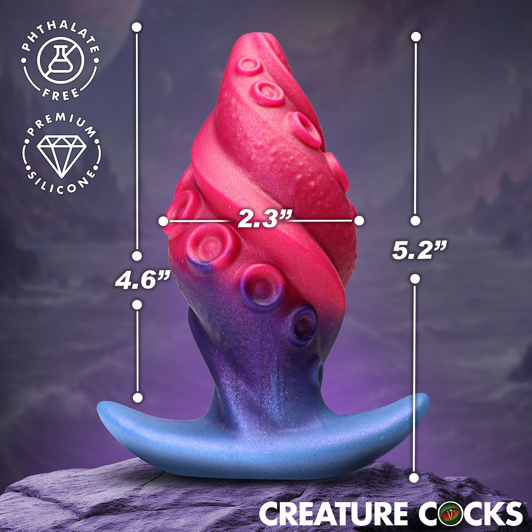 Tenta Plug Silicone Fantasy Butt Plug By Creature Cocks