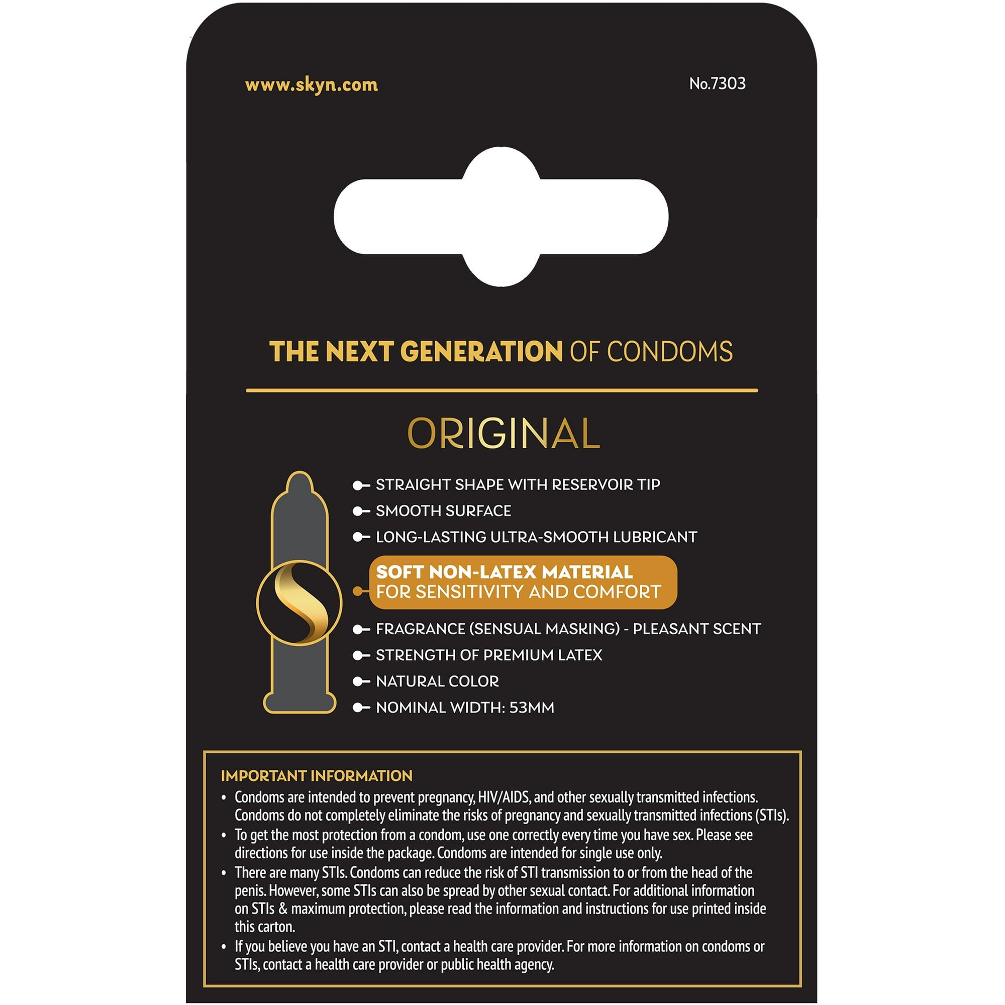 SKYN Original Non-Latex Lubricated Condoms - 3 Pack SKYN Original Non-Latex Lubricated Condoms - 3 Pack