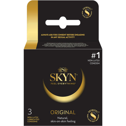 SKYN® Original Non-Latex Lubricated Condoms - 3 Pack