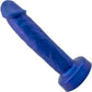 Amante Triple Density Premium 8.5" Silicone Dildo By Uberrime - Color Shift Blue