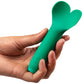 Je Joue Amour Bullet Silicone Vibrator With Fluttering Heart Tip - Emerald Green