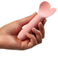 Je Joue Amour Bullet Silicone Vibrator With Fluttering Heart Tip - Pale Rosette