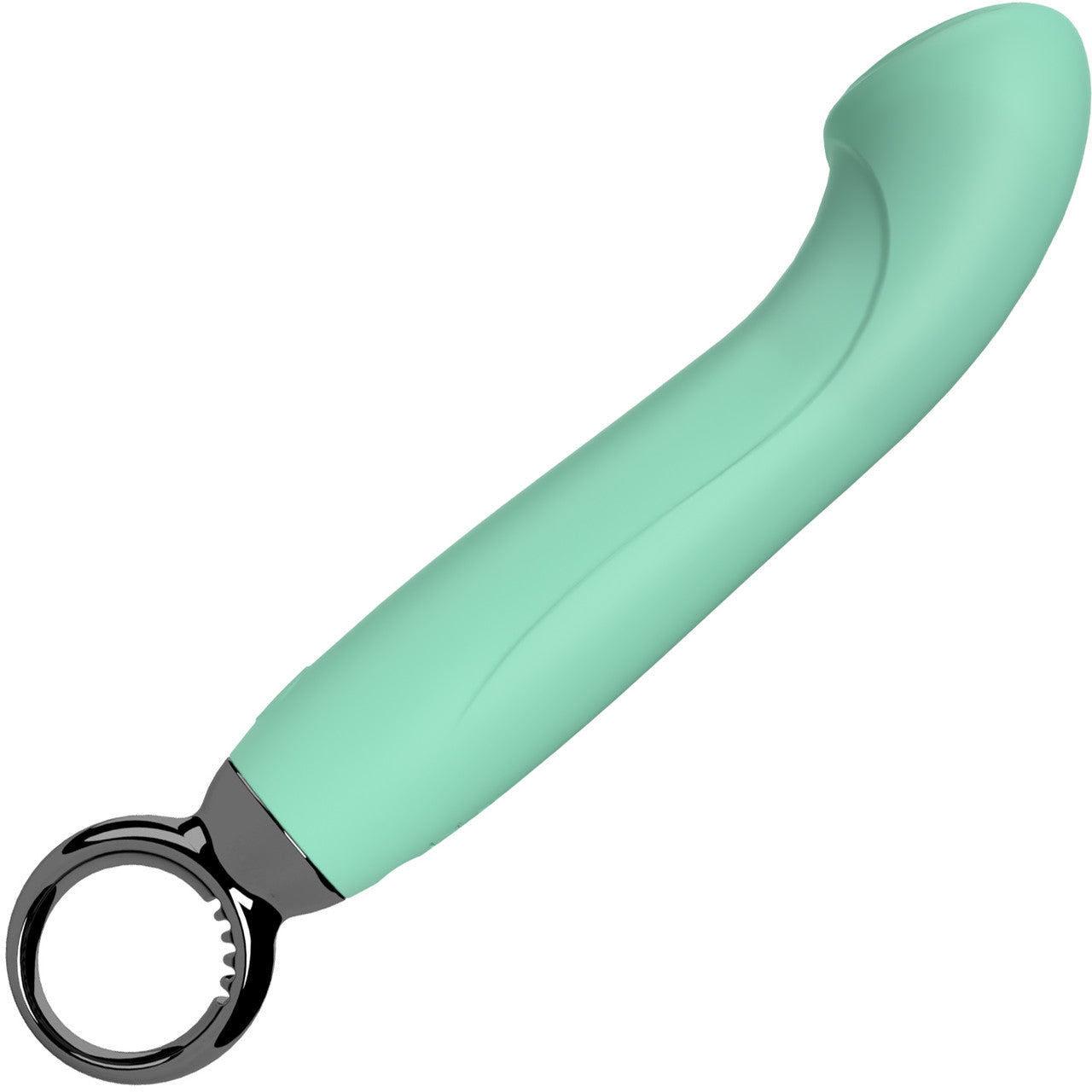 PrimO G-Spot Rechargeable Waterproof Silicone Vibrator By Screaming O - Kiwi Mint