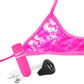 Charged My Secret Rechargeable 10 Function Remote Control Panty Vibe By Screaming O - Pink 