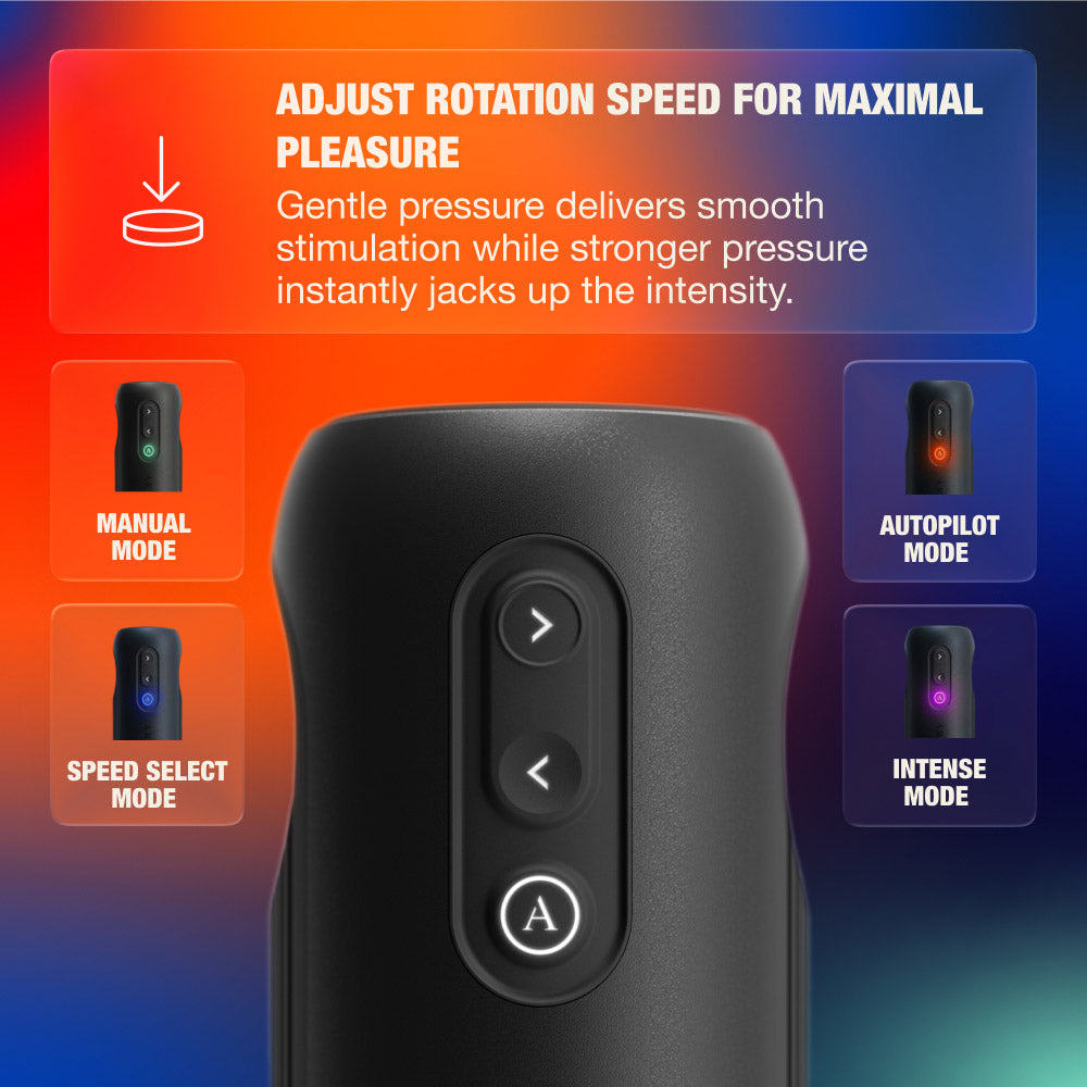 Arcwave Orbit Rotating Penis Masturbator - Infographic