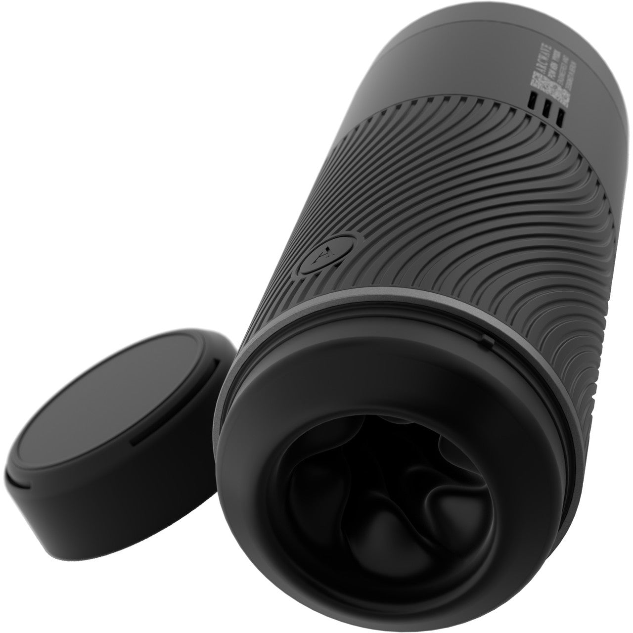 Arcwave POW Silicone Dual Entry Penis Stroker - Black