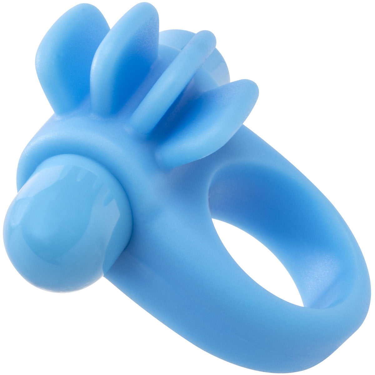 Charged Skooch Vibrating Silicone Cock Ring By Screaming O - Blue