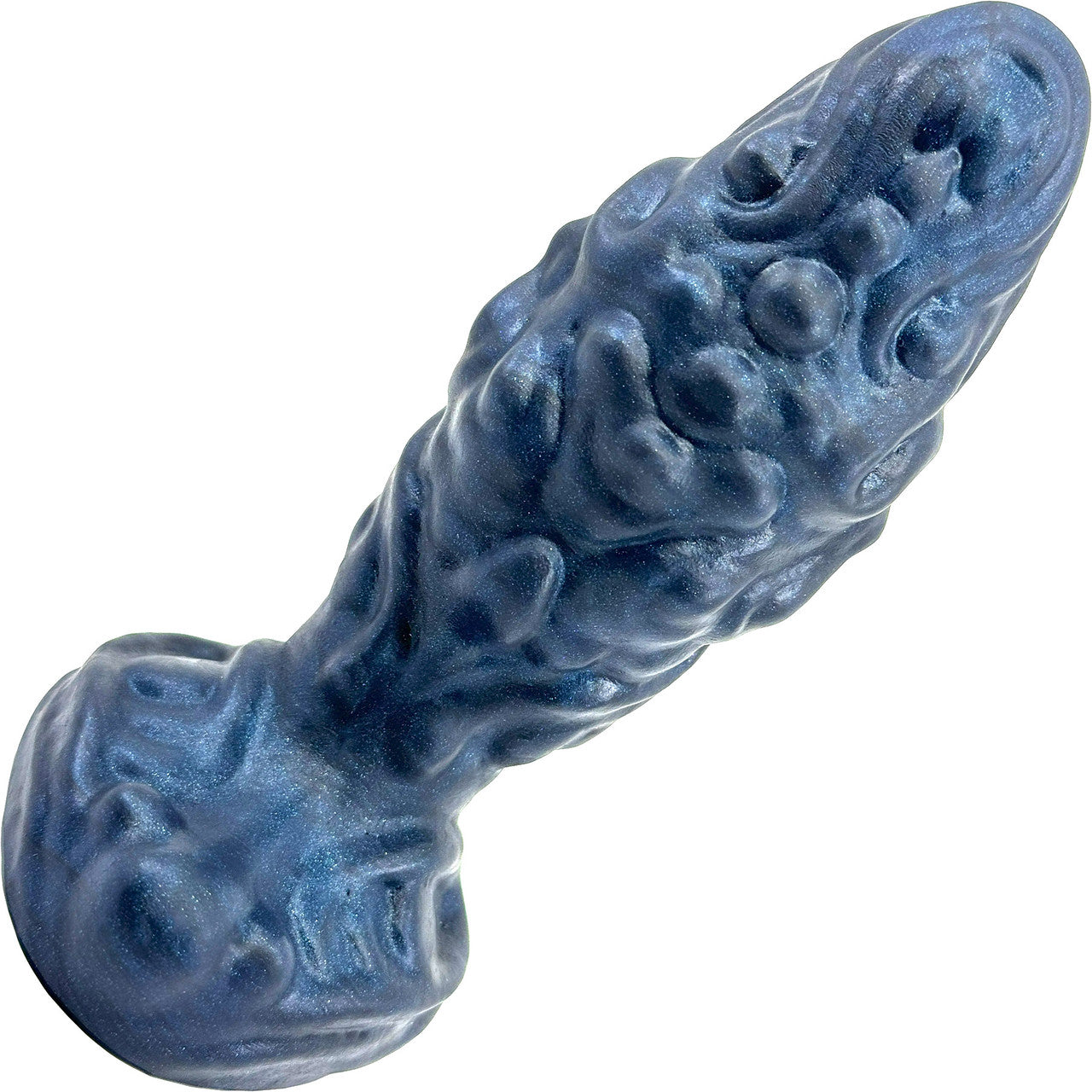 Pris Toys Asteroid Textured Silicone 5.5 Inch Anal Plug - Deep Space