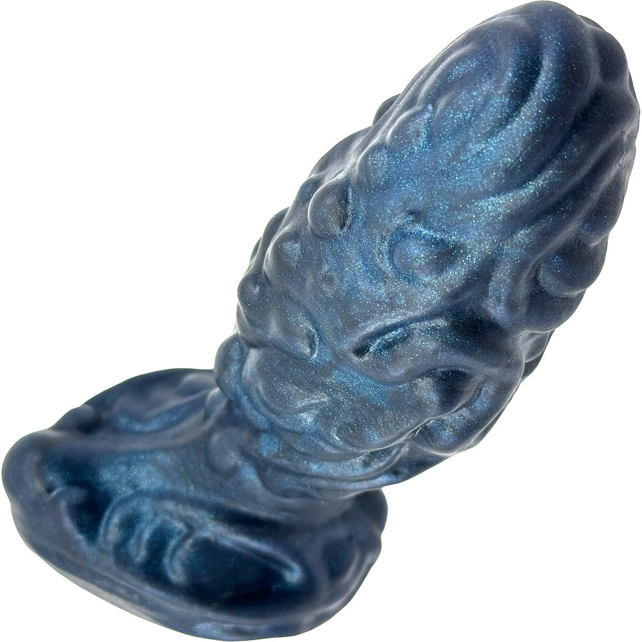 Pris Toys Asteroid Textured Silicone 5.5 Inch Anal Plug - Deep Space