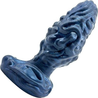 Pris Toys Asteroid Textured Silicone 5.5 Inch Anal Plug - Deep Space