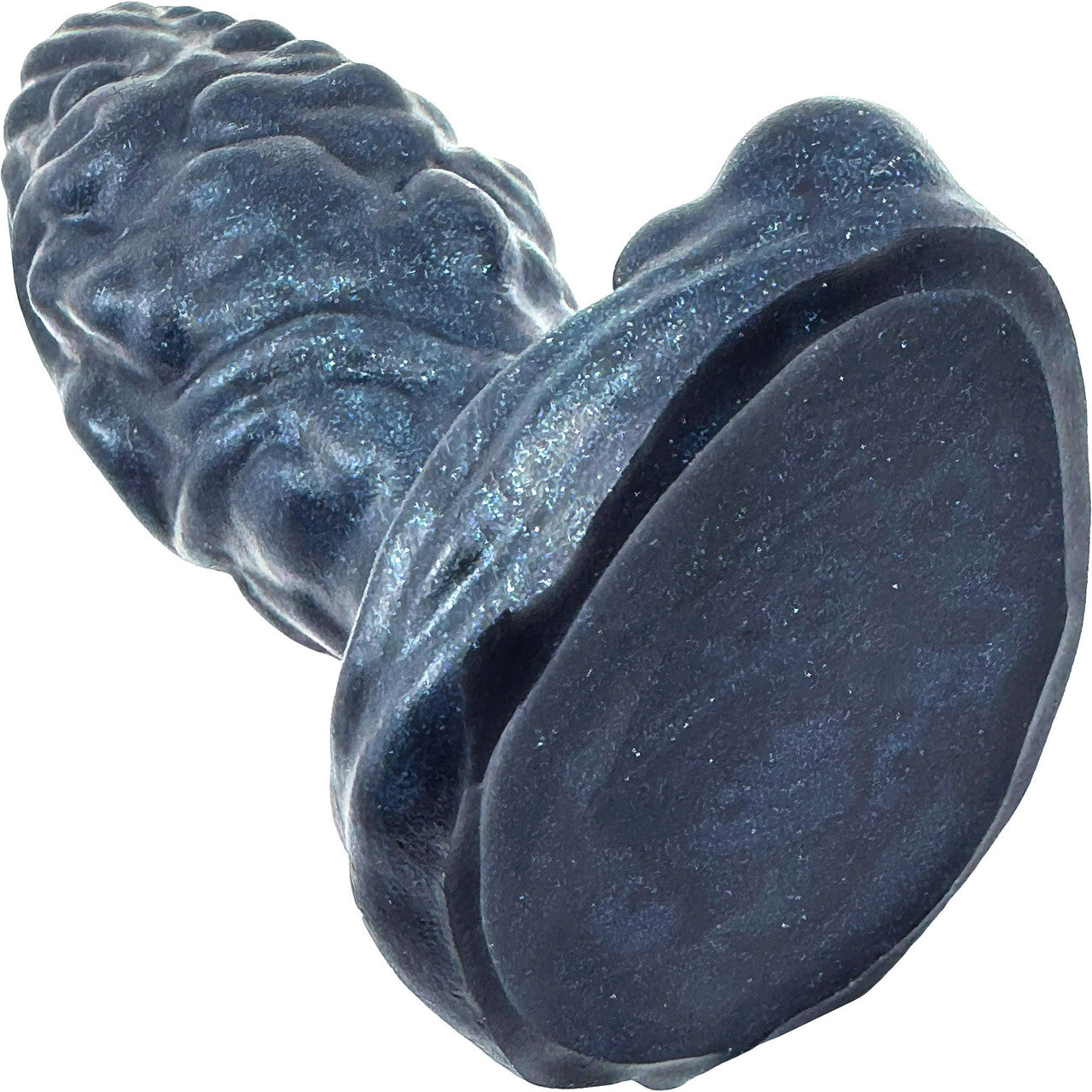 Pris Toys Asteroid Textured Silicone 4.5 Inch Anal Plug - Deep Space