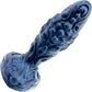 Pris Toys Asteroid Textured Silicone 3.5 Inch Anal Plug - Deep Space