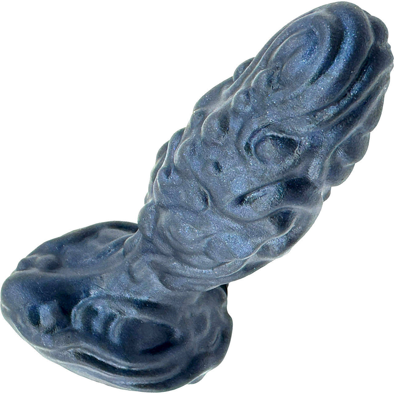 Pris Toys Asteroid Textured Silicone 3.5 Inch Anal Plug - Deep Space