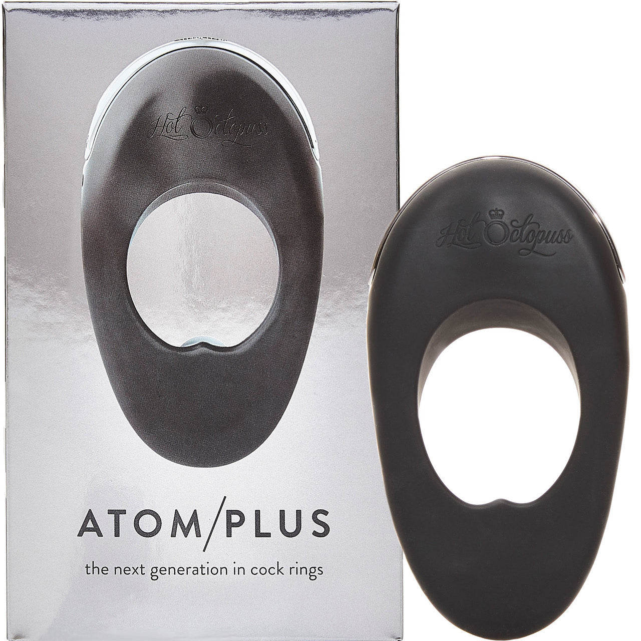 ATOM PLUS Powerful Vibrating Dual Stimulation Cock Ring by Hot Octopuss