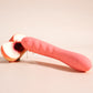 SVAKOM AVA NEO Waterproof Rechargeable Interactive Thrusting Silicone Vibrator - Pink