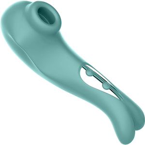 Tracy's Dog P. Cat Clitoral Sucking Vibrator With Pleasure Air & Vibration - Blue