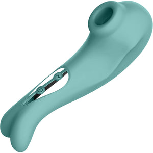 Tracy's Dog P. Cat Clitoral Sucking Vibrator With Pleasure Air & Vibration - Blue