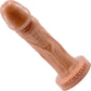 The Aveo Dual Density 8.5" Silicone Realistic Dildo By Uberrime - Caramel