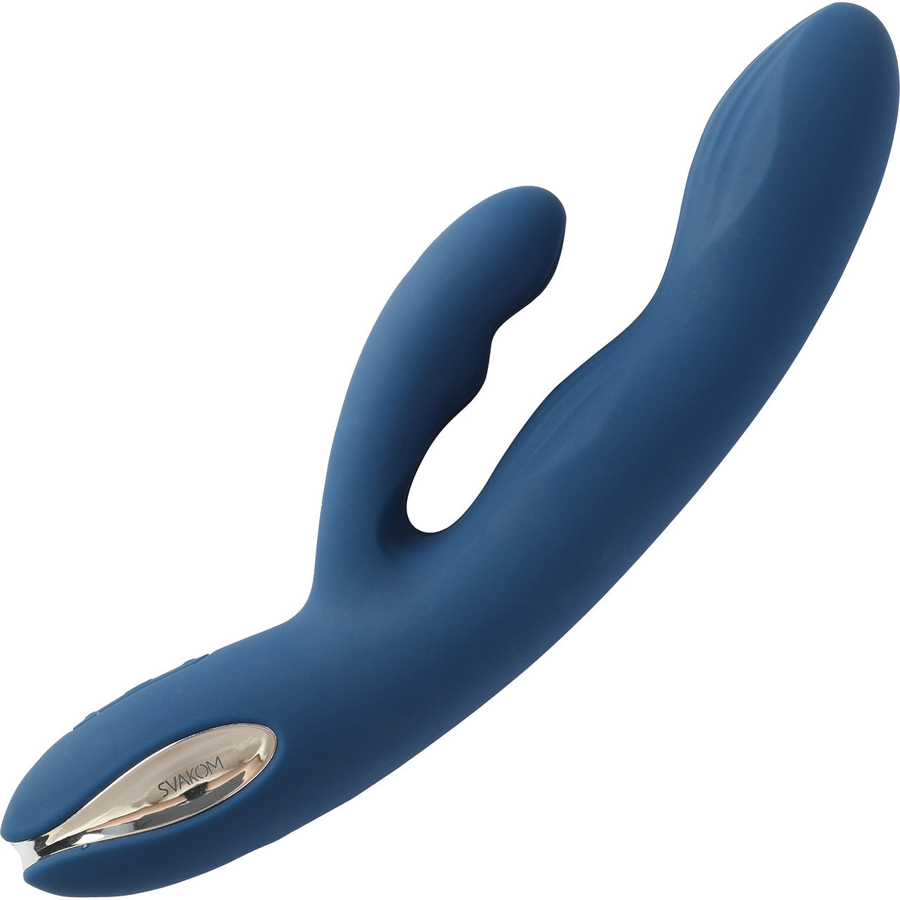 SVAKOM Aylin Rechargeable Waterproof Silicone Dual Stimulation Vibrator - Blue