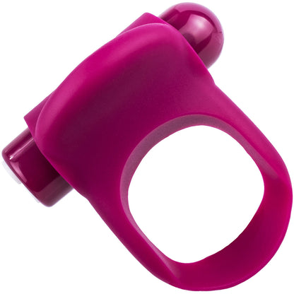 Charged You-Turn Plus Vibrating Silicone Cock Ring By Screaming O - Merlot