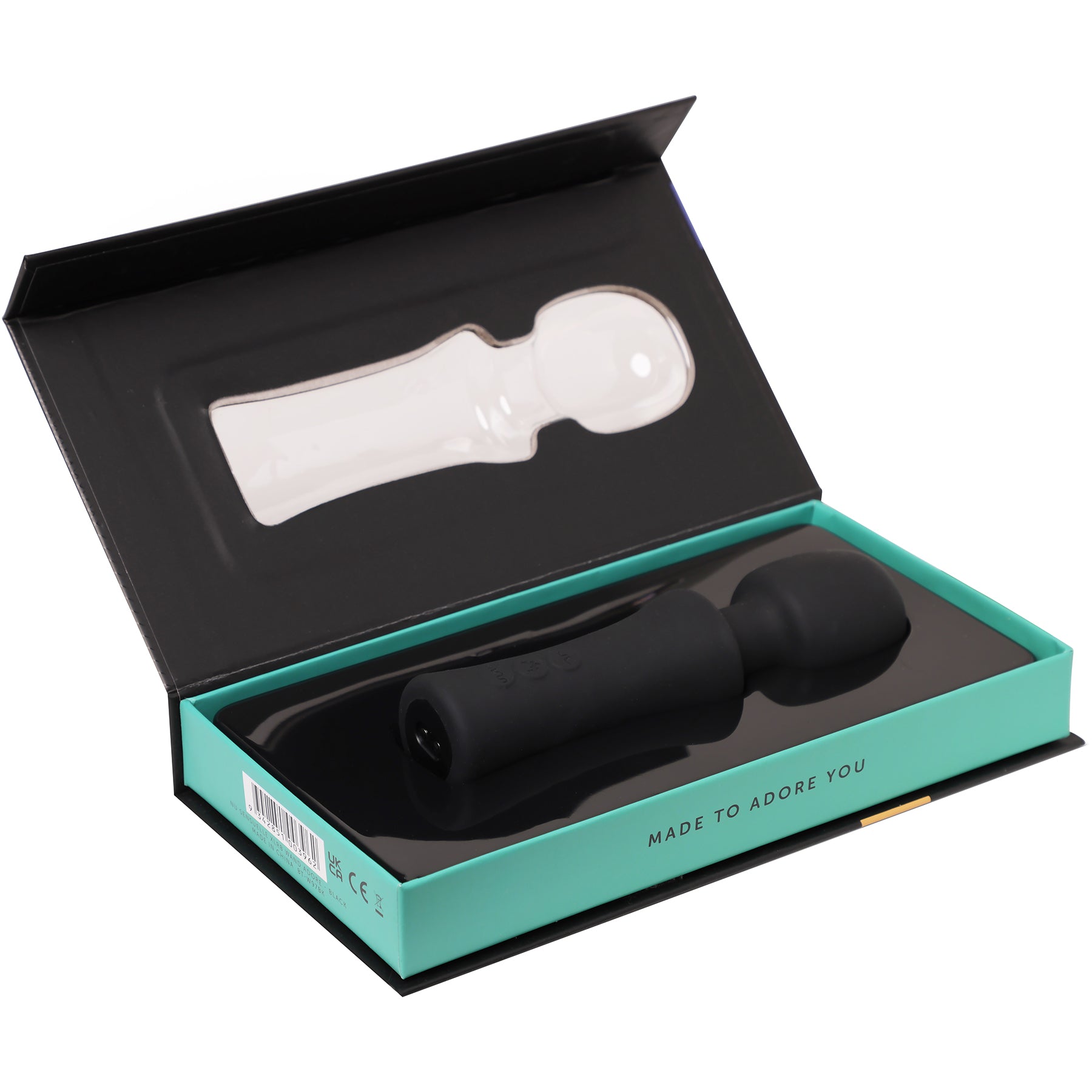 Adore XRL8 Rechargeable Wand With Heat By Nu Sensuelle - Black