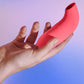 Dame AER Silicone Waterproof Pressure Wave Suction Clitoral Stimulator - Coral