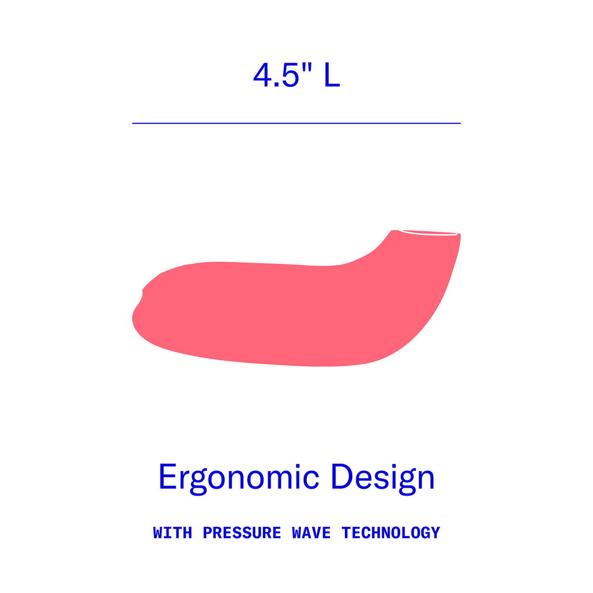 Dame AER Silicone Waterproof Pressure Wave Suction Clitoral Stimulator - Coral