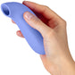 Dame AER Silicone Waterproof Pressure Wave Suction Clitoral Stimulator - Periwinkle