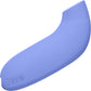 Dame AER Silicone Waterproof Pressure Wave Suction Clitoral Stimulator - Periwinkle