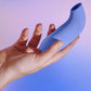 Dame AER Silicone Waterproof Pressure Wave Suction Clitoral Stimulator - Periwinkle