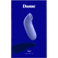 AER Silicone Rechargeable Waterproof Pressure Wave Suction Toy By Dame - Periwinkle