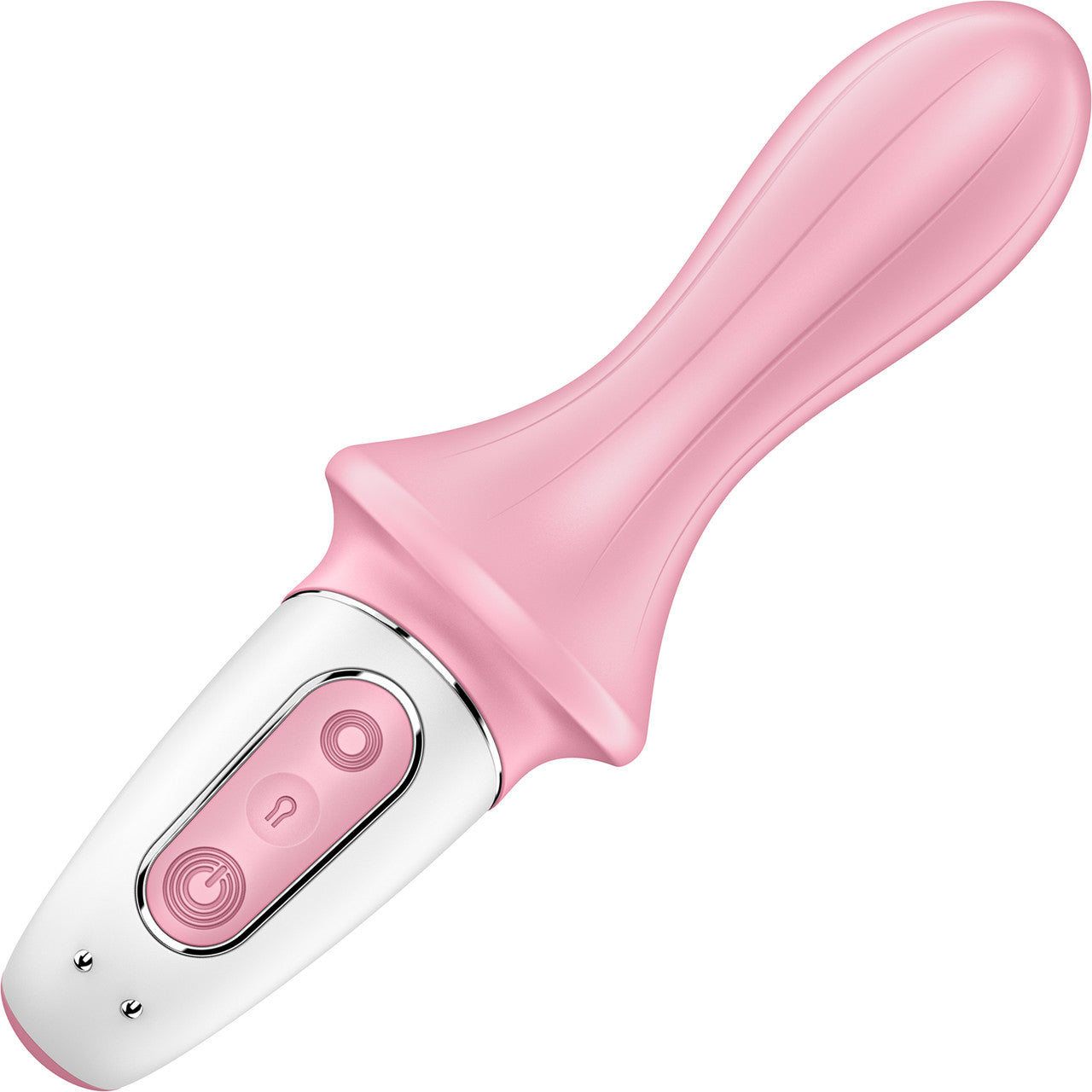 Satisfyer Air Pump Booty 5+ App Enabled Inflatable 12-Function Vibrating Anal Probe - Pink