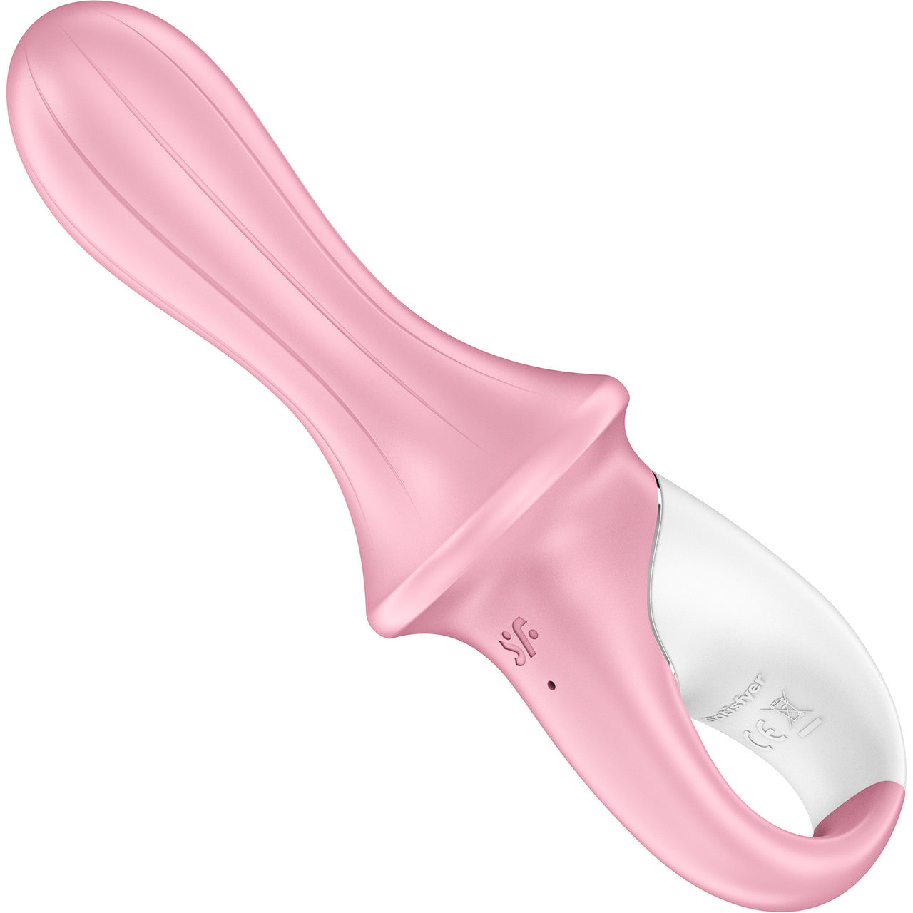 Satisfyer Air Pump Booty 5+ App Enabled Inflatable 12-Function Vibrating Anal Probe - Pink