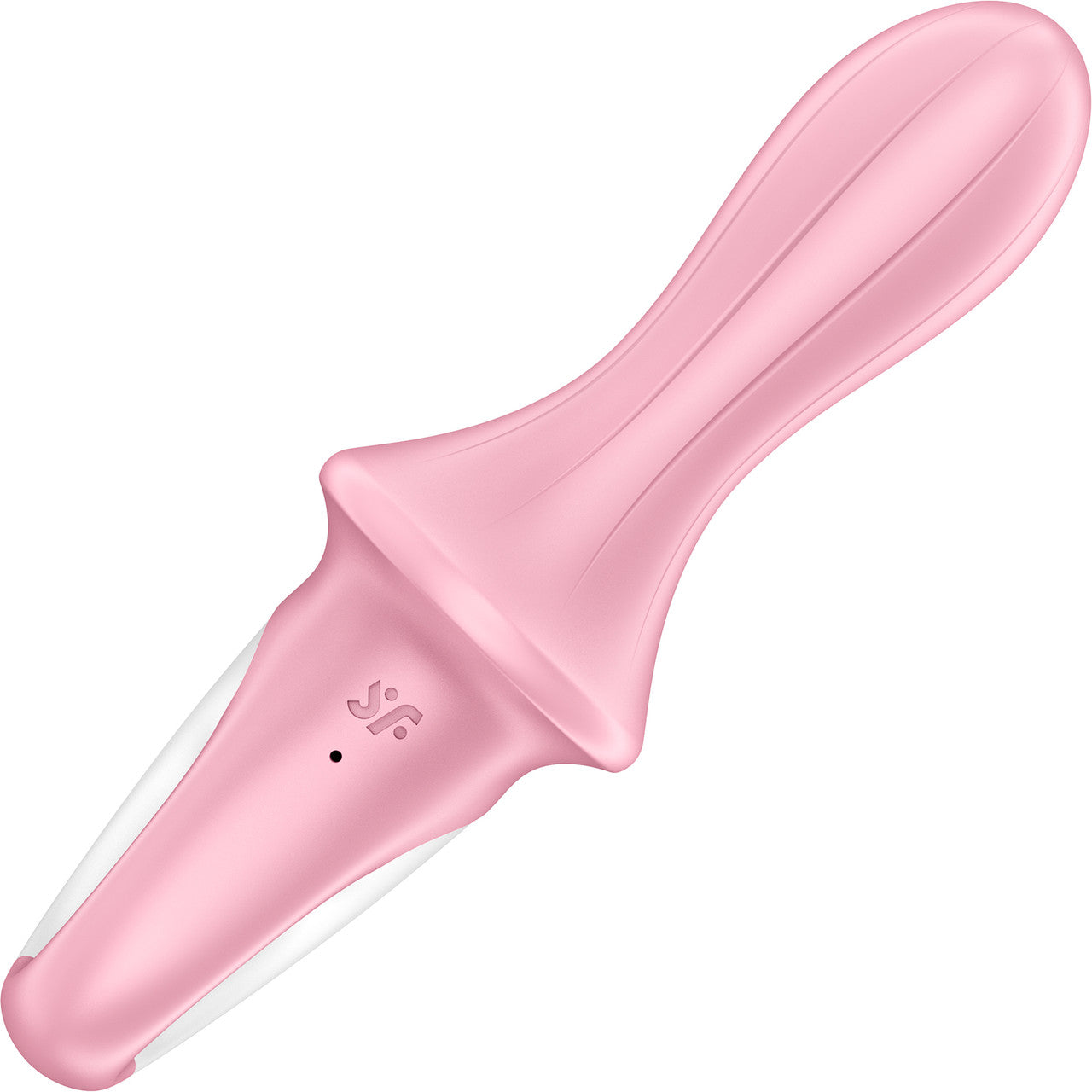 Satisfyer Air Pump Booty 5+ App Enabled Inflatable 12-Function Vibrating Anal Probe - Pink