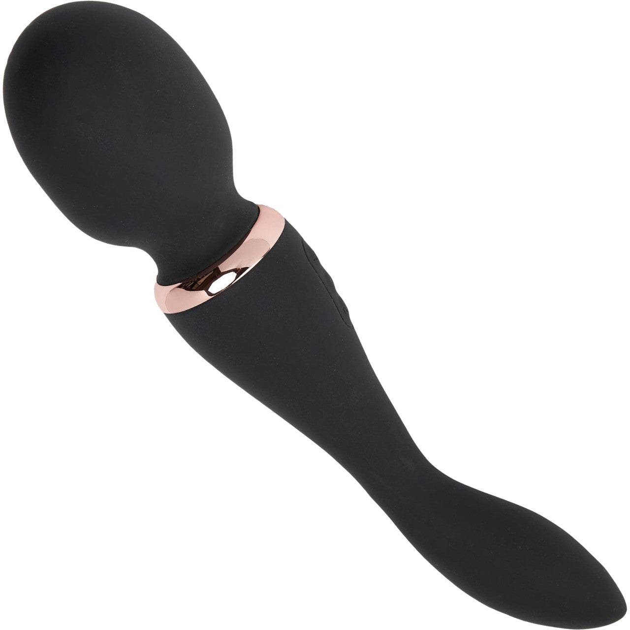 XLR8 Alluvion Silicone Rechargeable Double Ended Wand Massager By Nu Sensuelle - Black