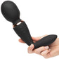 XLR8 Alluvion Silicone Rechargeable Double Ended Wand Massager By Nu Sensuelle - Black