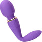 XLR8 Alluvion Silicone Rechargeable Double Ended Wand Massager By Nu Sensuelle - Purple