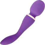 XLR8 Alluvion Silicone Rechargeable Double Ended Wand Massager By Nu Sensuelle - Purple