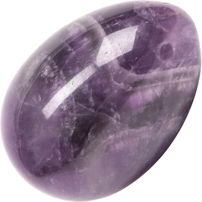 The Amethyst Yoni Egg Natural Amethyst Crystal Kegel Exerciser By Chakrubs