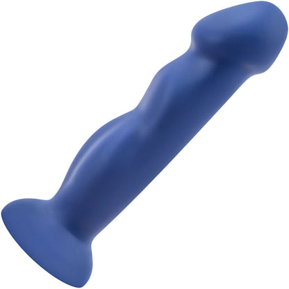 Avant D12 Suko Silicone Suction Cup Dildo by Blush Novelties - Indigo