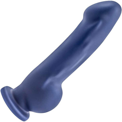 Avant D8 Ergo Silicone Suction Cup Dildo by Blush Novelties - Indigo