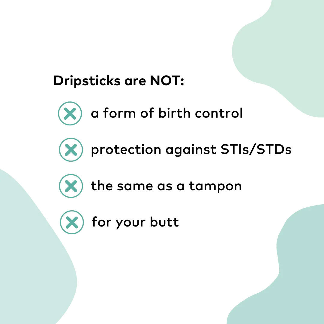 Awkward Essentials Dripstick After Sex Clean Up Sponge - 12 Pack