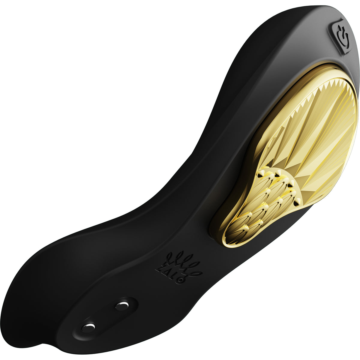 ZALO AYA Smart Wearable Dual Stimulation Silicone App Compatible Vibrator With Remote - Obsidian Black