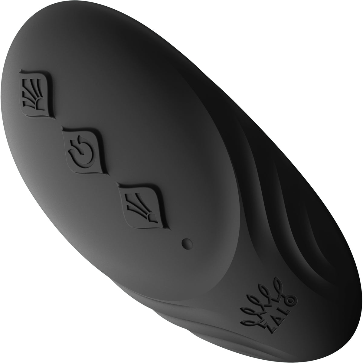 ZALO AYA Smart Wearable Dual Stimulation Silicone App Compatible Vibrator With Remote - Obsidian Black