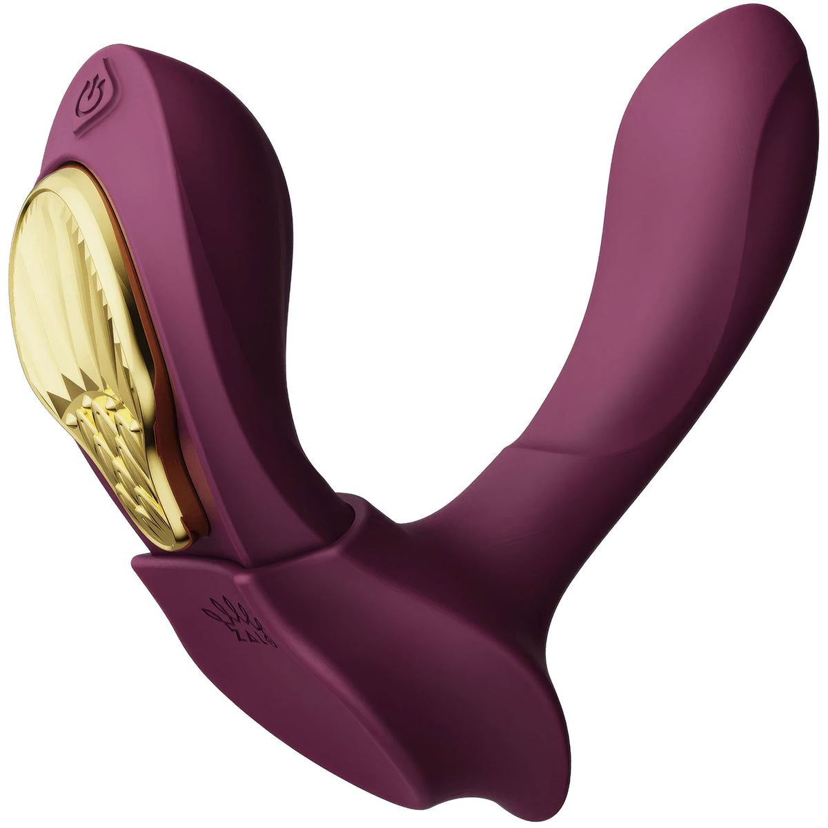 ZALO AYA Smart Wearable Dual Stimulation Silicone App Compatible Vibrator With Remote - Velvet Purple