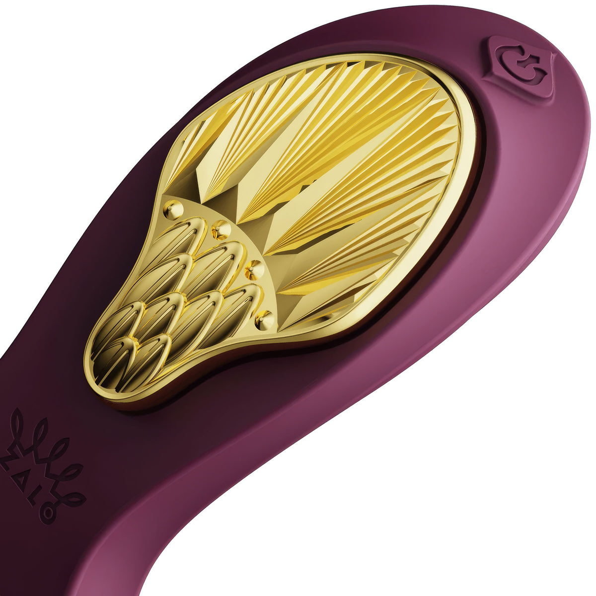 ZALO AYA Smart Wearable Dual Stimulation Silicone App Compatible Vibrator With Remote - Velvet Purple