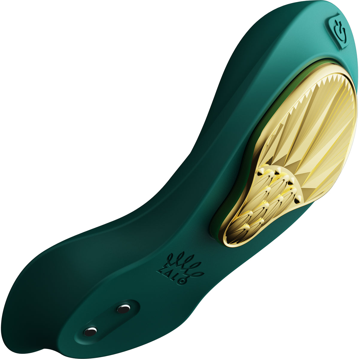ZALO AYA Smart Wearable Dual Stimulation Silicone App Compatible Vibrator With Remote - Turquoise Green