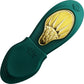 ZALO AYA Smart Wearable Dual Stimulation Silicone App Compatible Vibrator With Remote - Turquoise Green