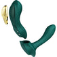 ZALO AYA Smart Wearable Dual Stimulation Silicone App Compatible Vibrator With Remote - Turquoise Green
