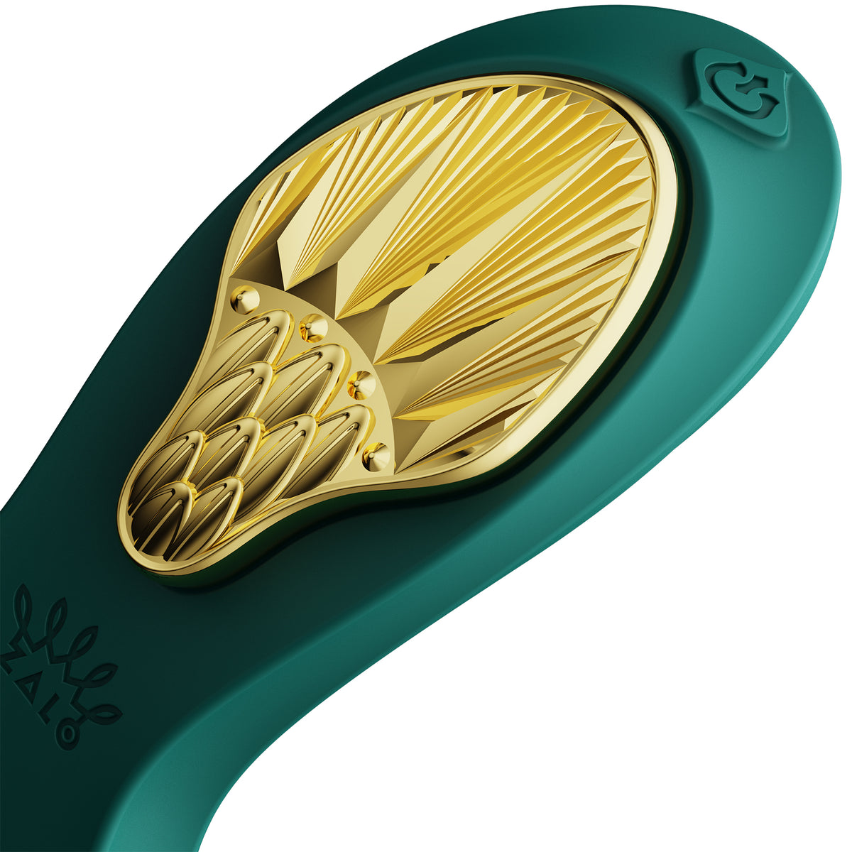 ZALO AYA Smart Wearable Dual Stimulation Silicone App Compatible Vibrator With Remote - Turquoise Green